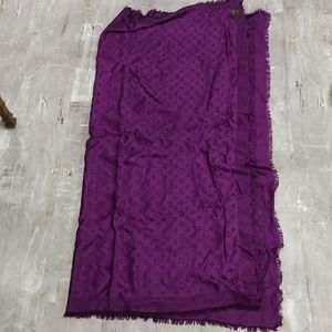 Louis Vuitton Monogram Shawl Purple